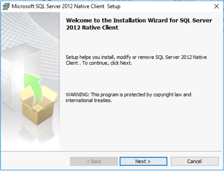 Sql native client 10.0 windows 10